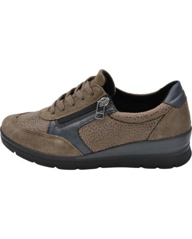 Zapatos de Mujer  LUMEL GUANT – SNEAKER DEPORTIVO URBANO PLANTILLA EXTRAIBLE TAUPE 1016-0066