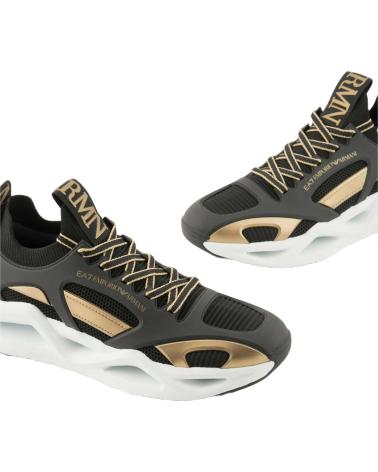 Man Trainers EMPORIO ARMANI ZAPATILLAS SNEAKERS NEGRO
