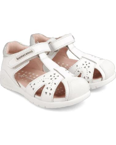 Schuhe für Mädchen BIOMECANICS SANDALIA BIOEVOLUTION TROQUELADA 202165 BLANCO