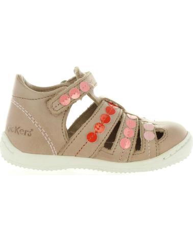 Sandalen für Mädchen KICKERS 469680-10 GIFT 113 BEIGE ROSE