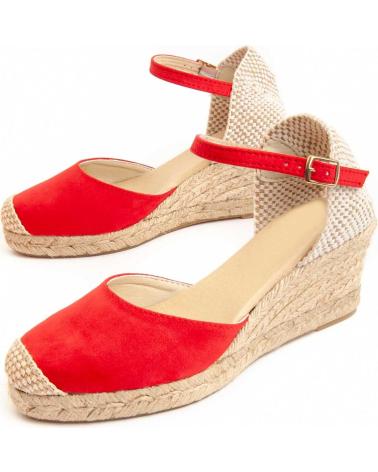 Chaussures-Compensées-De-Mujer-MONTEVITA-YUTTESUM-RED