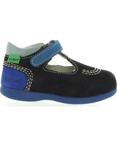 Schuhe für Mädchen und Junge KICKERS 413122-10 BABYFRESH 103 MARINE BLEU