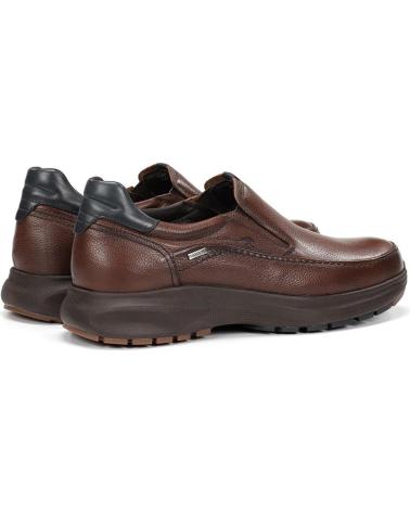 FLUCHOS TRITON F2064 NUT BROWN LEATHER COMFORT LOAFERS MARRON
