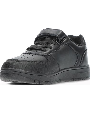 Deportivas de Niña y Niño GARVALIN COLEGIAL UNISEX DE 241710 NAPA NEGRO