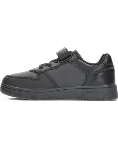 Deportivas de Niña y Niño GARVALIN COLEGIAL UNISEX DE 241710 NAPA NEGRO