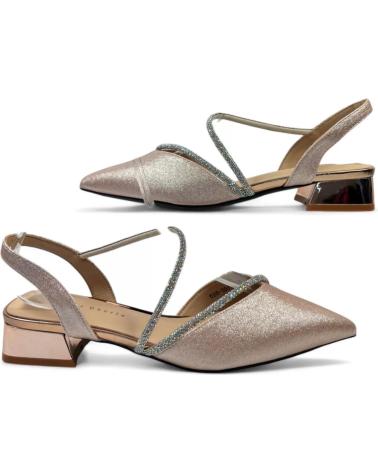 Sandalen für Damen TIMBOS SANDALIA TACON FIESTA DE MUJER CHAMPAGNE 130502 VARIOS COLORES