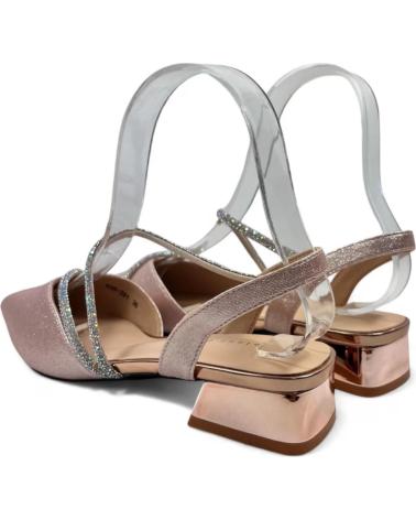 Sandalen für Damen TIMBOS SANDALIA TACON FIESTA DE MUJER CHAMPAGNE 130502 VARIOS COLORES