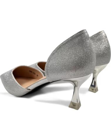 Sandalen für Damen TIMBOS SANDALIA TACON FIESTA DE MUJER PLATA 130500 PLATEADO