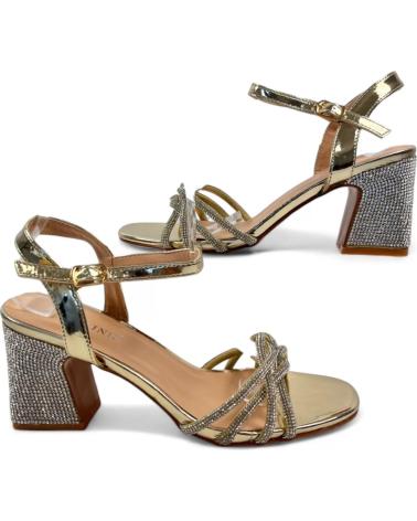 Sandalen für Damen TIMBOS SANDALIA TACON FIESTA DE MUJER ORO 130496 AMARILLO