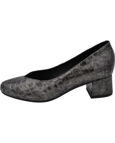 Woman shoes DCHICAS - SALON TACON BAJO DE PIEL CHAROL PARA PLANTILLAS ACERO