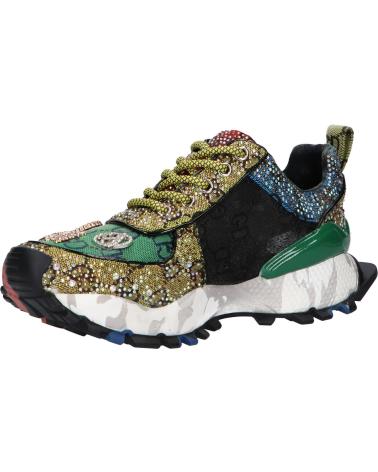 Deportivas de Mujer EXE SY24-6 LEATHER GREEN BLACK