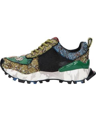 Deportivas de Mujer EXE SY24-6 LEATHER GREEN BLACK