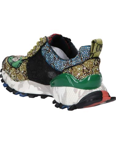 Deportivas de Mujer EXE SY24-6 LEATHER GREEN BLACK