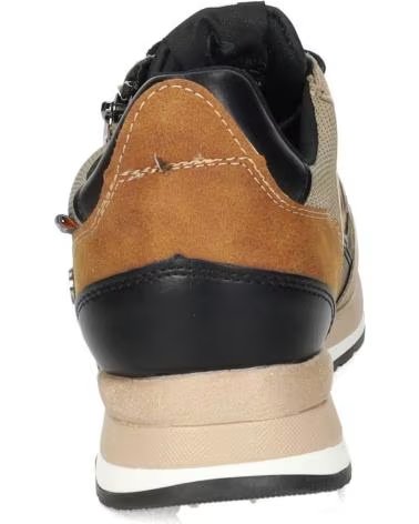 REFRESH 170159 SNEAKER IN TAUPE UND BRAUN