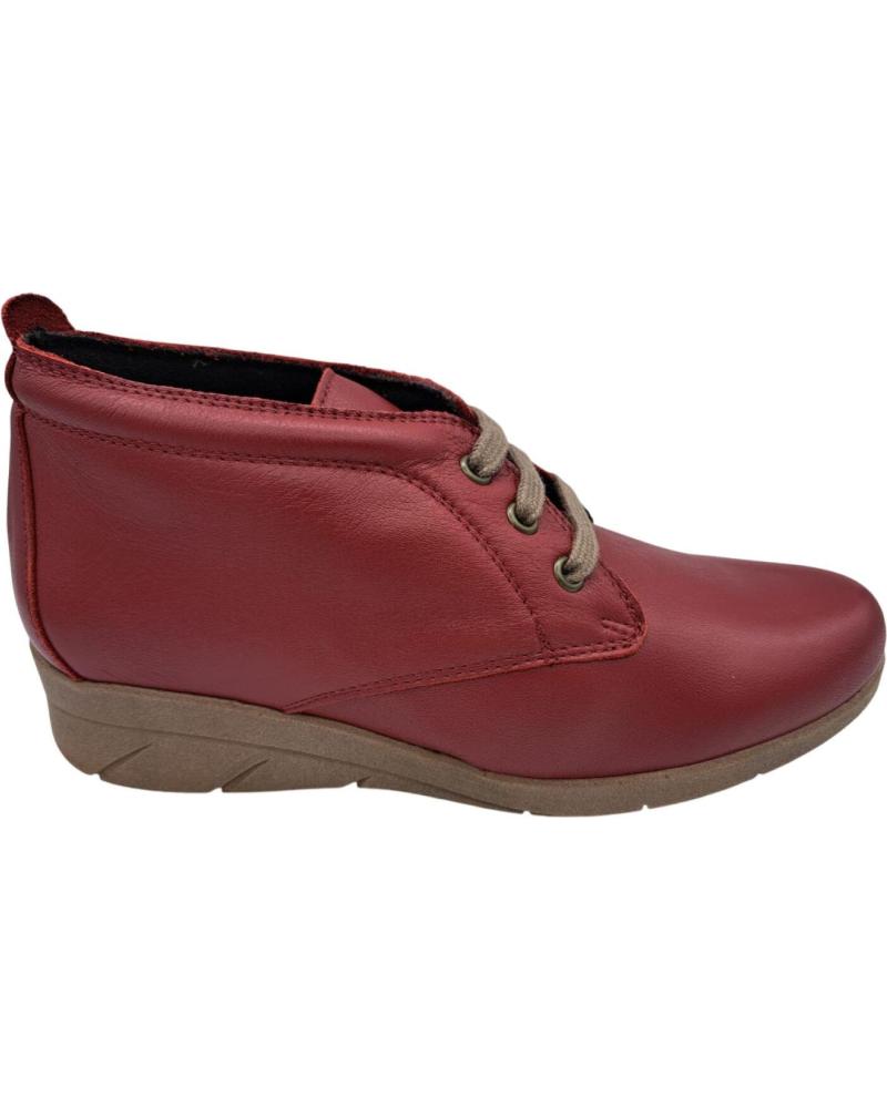Stiefel für Damen CALZADOMANIA BOTIN PIEL CORDON ROJO