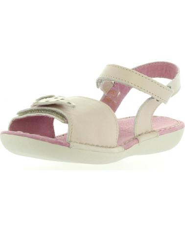 Sandalen für Mädchen KICKERS 469040-30 EDANA 31 BLANC CASSE