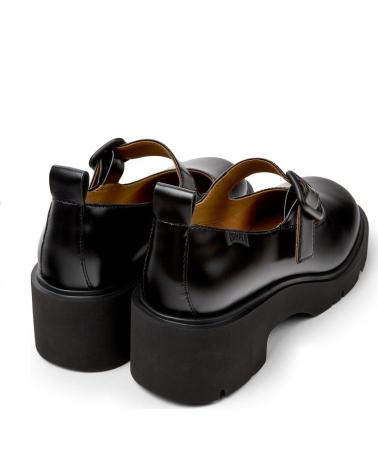 CAMPER MILAH K201681 LEDER SCHWARZ NEGRO