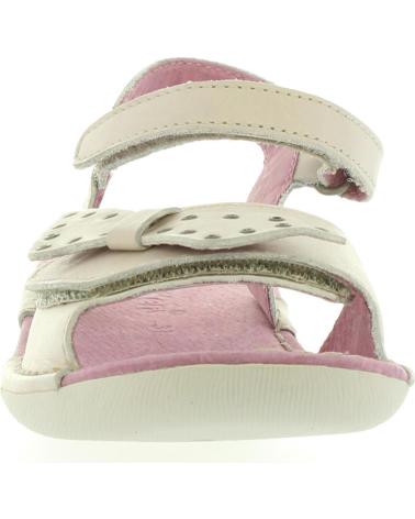 Sandalen für Mädchen KICKERS 469040-30 EDANA 31 BLANC CASSE