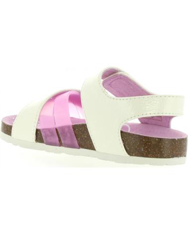 Sandalen für Mädchen KICKERS 469240-30 MAGIWEEK 33 BLANC-ROSE