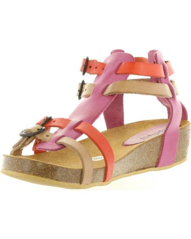 Sandalen für Damen und Mädchen KICKERS 420390-30 BOMDIA 213 FUCHSIA ROUGE