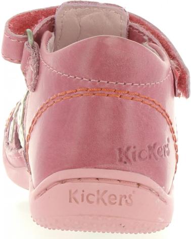 Sandalias de Niña KICKERS 469680-10 GIFT 133 ROSE CORAIL