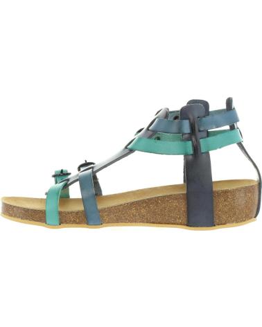 Sandalen für Damen und Mädchen KICKERS 420390-30 BOMDIA 53 BLEU TURQUOISE