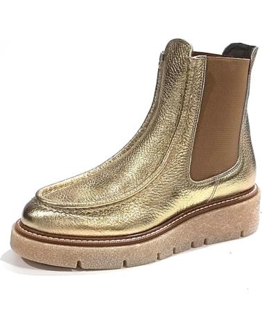 Botines de Mujer WEEKEND BY PEDRO MIRALLES BOTIN CASUAL DE PIEL CON CUNA DE GOMA PLATINO
