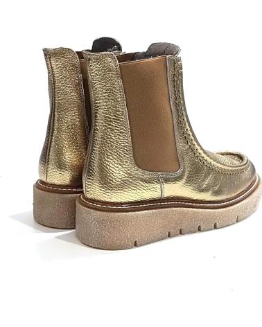 Botines de Mujer WEEKEND BY PEDRO MIRALLES BOTIN CASUAL DE PIEL CON CUNA DE GOMA PLATINO