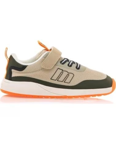 Deportivas-De-Niña-MTNG-ZAPATILLAS-DE-DEPORTE-MUSTANG-BEIGE-Y-VERDE