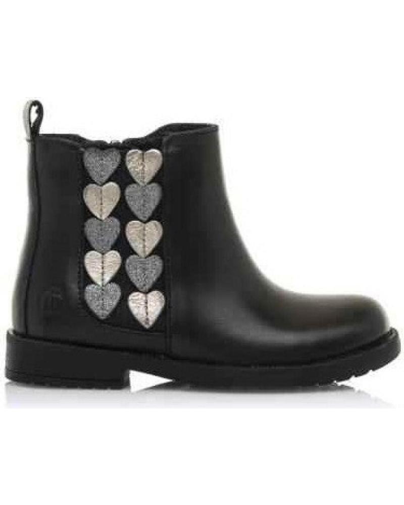 girl Mid boots MTNG BOTIN MUSTANG CORAZONES  48411 NEGRO