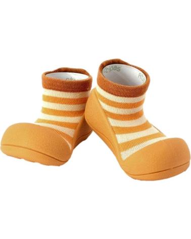 Bebé de Niña y Niño ATTIPAS PRIMEROS PASOS STRIPE MUSTARD STR0201 AMARILLO