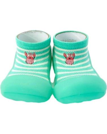 girl and boy Infant ATTIPAS PRIMEROS PASOS CRAB MINT CR0101 AZUL