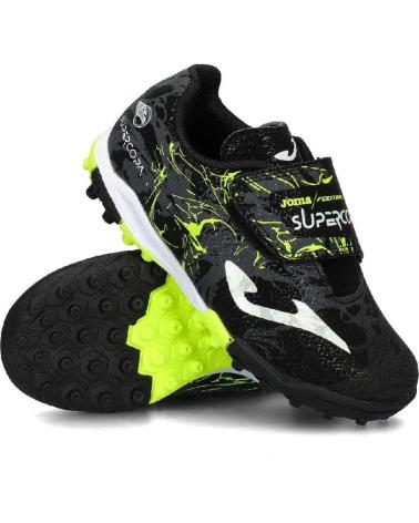 Sportivo per Bambino JOMA SUPER COPA JR TURF NEGRO
