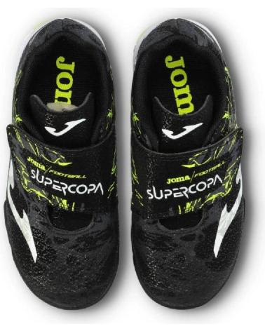 Sportivo per Bambino JOMA SUPER COPA JR TURF NEGRO