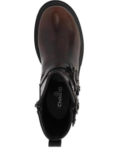 Bottines pour Fille CHIKA10 ZAKIA 13 MARRON-BROWN