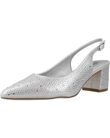 Sandales pour Femme MENBUR SALONES MUJER MODELO 25208M COLOR PLATA SILVER