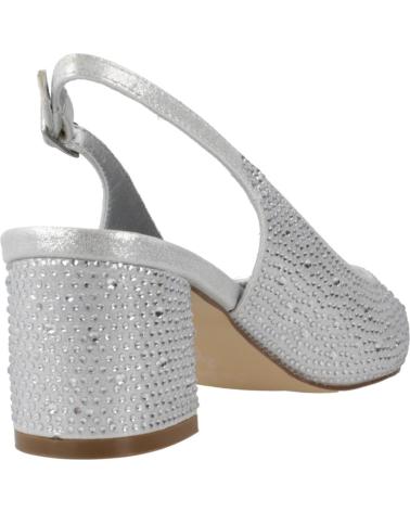 Sandales pour Femme MENBUR SALONES MUJER MODELO 25208M COLOR PLATA SILVER