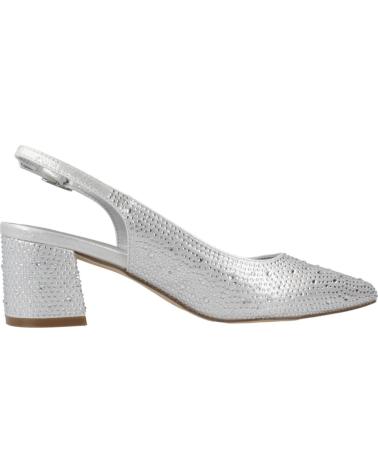 Sandales pour Femme MENBUR SALONES MUJER MODELO 25208M COLOR PLATA SILVER