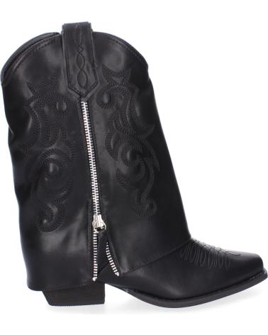 Stivali per Donna PUNTOSALAO BOTAS DE TACON ESTILO COWBOY POLAINA PARA MUJER COLOR NEGRO VARIOS COLORES