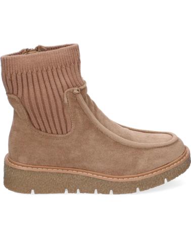 Stivaletti per Donna PUNTOSALAO BOTINES PLANOS COMODOS TEJIDO ELASTICO PARA MUJER COLOR KAKI VARIOS COLORES