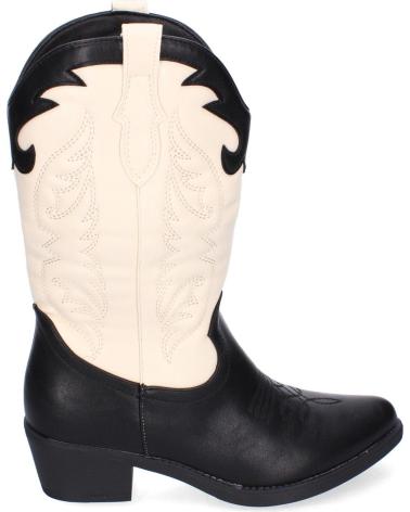 Bottes pour Femme PUNTOSALAO BOTAS CAMPERAS TACON BAJO PARA MUJER COLOR NEGRO HQ360 VARIOS COLORES