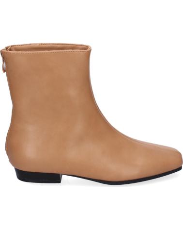 Bottines pour Femme PUNTOSALAO BOTINES PLANOS COMODOS PARA MUJER ELEGANTES COLOR CAMEL DB-3 VARIOS COLORES