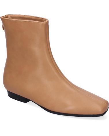 Botines de Mujer PUNTOSALAO BOTINES PLANOS COMODOS PARA MUJER ELEGANTES COLOR CAMEL DB-3 VARIOS COLORES