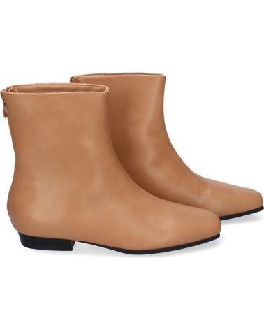 Botines de Mujer PUNTOSALAO BOTINES PLANOS COMODOS PARA MUJER ELEGANTES COLOR CAMEL DB-3 VARIOS COLORES