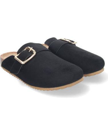 Zoccoli per Donna PUNTOSALAO ZUECOS PLANOS PARA MUJER COMODOS COLOR NEGRO DB-3185 VARIOS COLORES