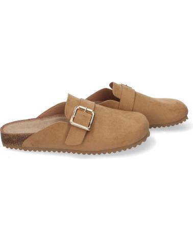 Zoccoli per Donna PUNTOSALAO ZUECOS PLANOS PARA MUJER COMODOS COLOR CAMEL DB-3185 VARIOS COLORES