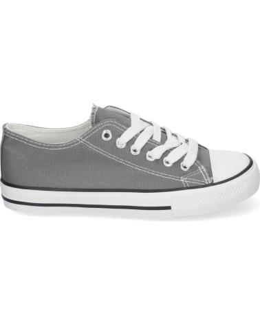 Sneaker für Damen PUNTOSALAO ZAPATILLAS PLANAS DE LONA COMODAS PARA MUJER COLOR GRIS FG-2 VARIOS COLORES