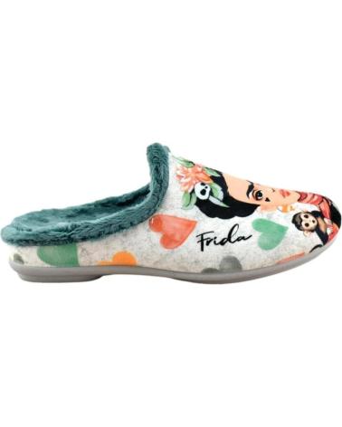 Woman House slipers VULCA-BICHA ZAPATILLA FRIDA VERDE