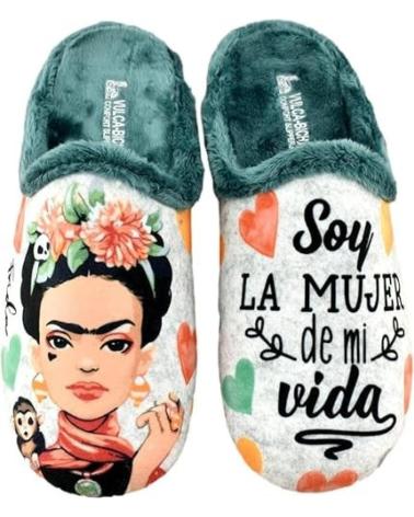 Woman House slipers VULCA-BICHA ZAPATILLA FRIDA VERDE