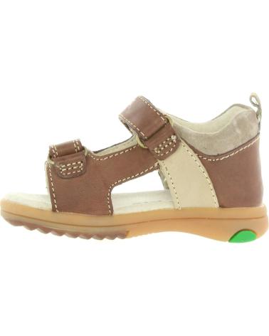 Sandales pour Garçon KICKERS 414741-10 PLAZABI 92 MARRON FONCE